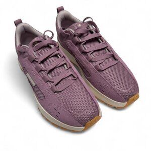 Under Armor Street Mirage Shoes Women's Size 7 Purple Prime Leather Suede Sneake